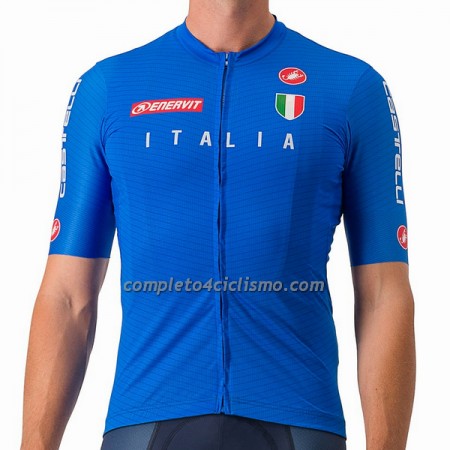 Maglia 2023 Nazionale Italiana Manica Corta Blu